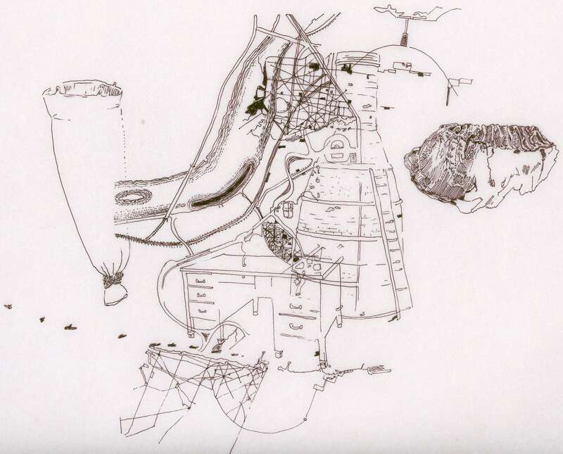 Propositions XII, drawing by Sheri Simons